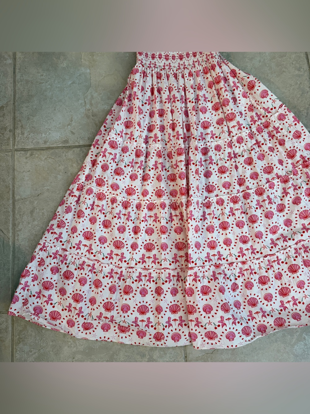 Hill House Home Ellie Nap Dress in Mermaid Seashell Mermaid Size XS - Picture 9 of 11